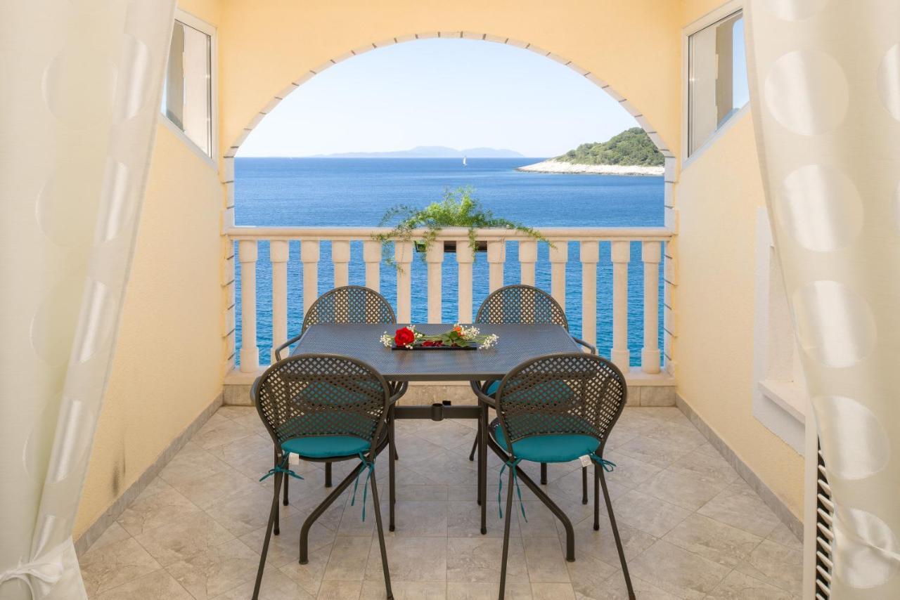 Luxury Bellavista Amazing Sea Holidays With Private Beach & Parking Milna  Esterno foto