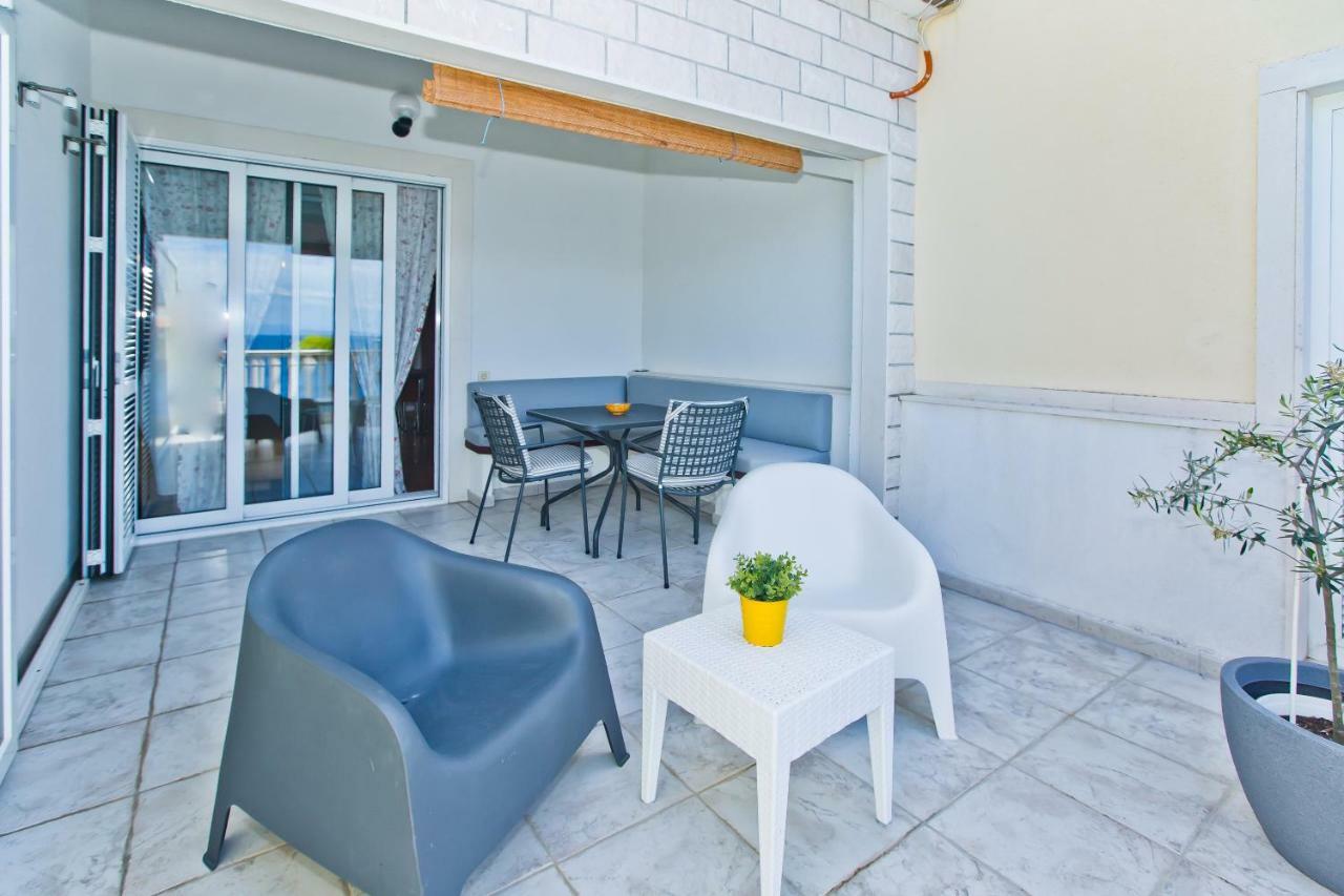 Luxury Bellavista Amazing Sea Holidays With Private Beach & Parking Milna  Esterno foto